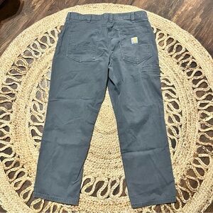 CARHARTT Relaxed Fit Rugged Flex Work Pants Men's 36x28 Grey